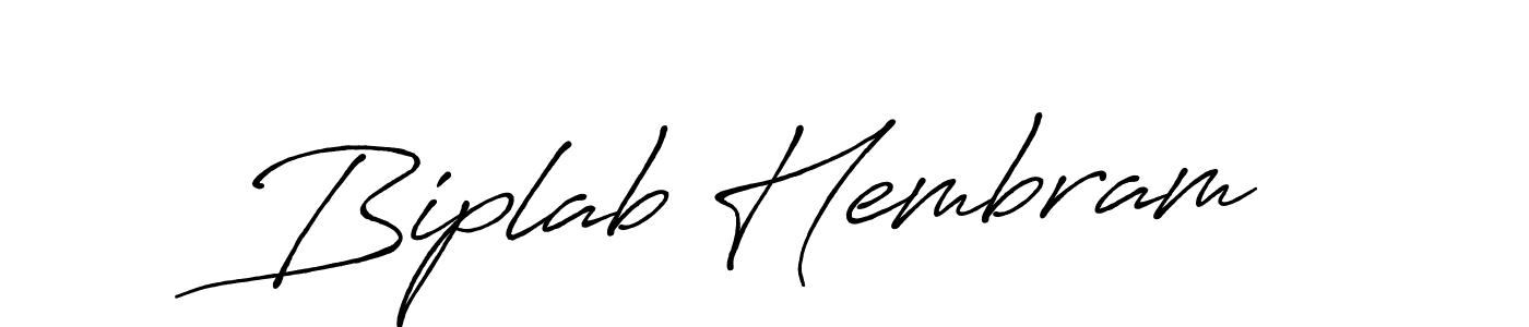Use a signature maker to create a handwritten signature online. With this signature software, you can design (Antro_Vectra_Bolder) your own signature for name Biplab Hembram. Biplab Hembram signature style 7 images and pictures png