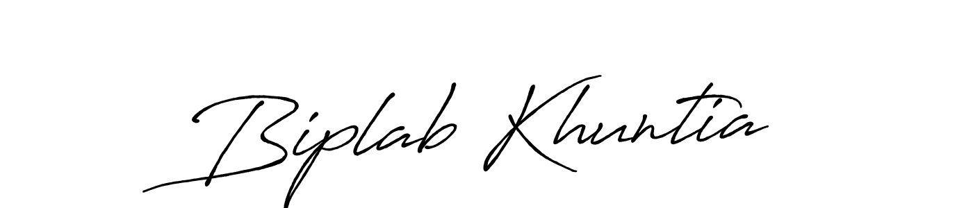 Antro_Vectra_Bolder is a professional signature style that is perfect for those who want to add a touch of class to their signature. It is also a great choice for those who want to make their signature more unique. Get Biplab Khuntia name to fancy signature for free. Biplab Khuntia signature style 7 images and pictures png