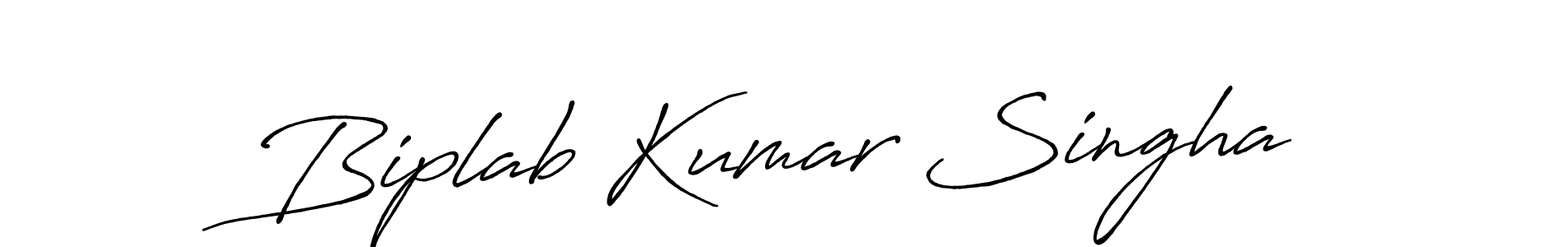Also we have Biplab Kumar Singha name is the best signature style. Create professional handwritten signature collection using Antro_Vectra_Bolder autograph style. Biplab Kumar Singha signature style 7 images and pictures png