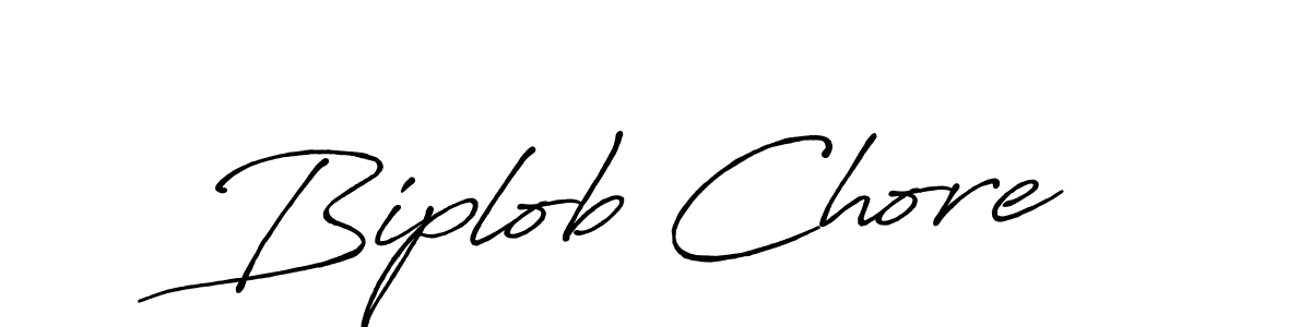 Biplob Chore stylish signature style. Best Handwritten Sign (Antro_Vectra_Bolder) for my name. Handwritten Signature Collection Ideas for my name Biplob Chore. Biplob Chore signature style 7 images and pictures png