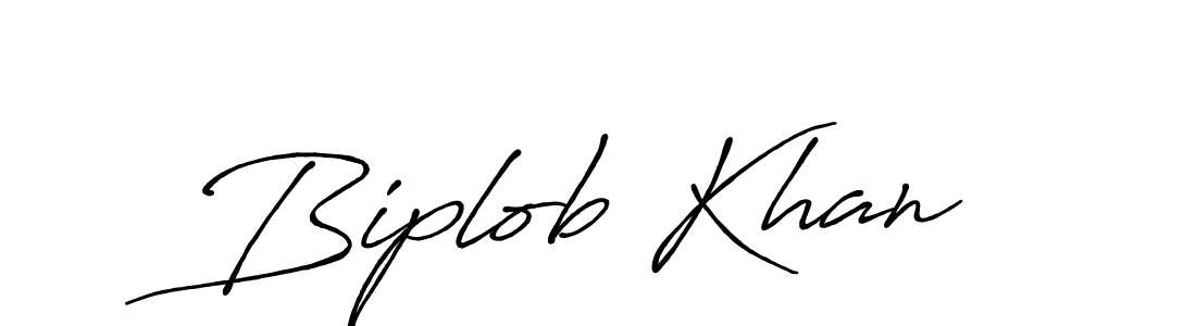 The best way (Antro_Vectra_Bolder) to make a short signature is to pick only two or three words in your name. The name Biplob Khan include a total of six letters. For converting this name. Biplob Khan signature style 7 images and pictures png