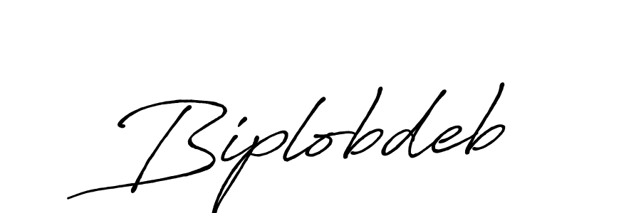 Biplobdeb stylish signature style. Best Handwritten Sign (Antro_Vectra_Bolder) for my name. Handwritten Signature Collection Ideas for my name Biplobdeb. Biplobdeb signature style 7 images and pictures png