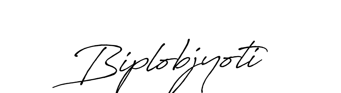 Design your own signature with our free online signature maker. With this signature software, you can create a handwritten (Antro_Vectra_Bolder) signature for name Biplobjyoti. Biplobjyoti signature style 7 images and pictures png