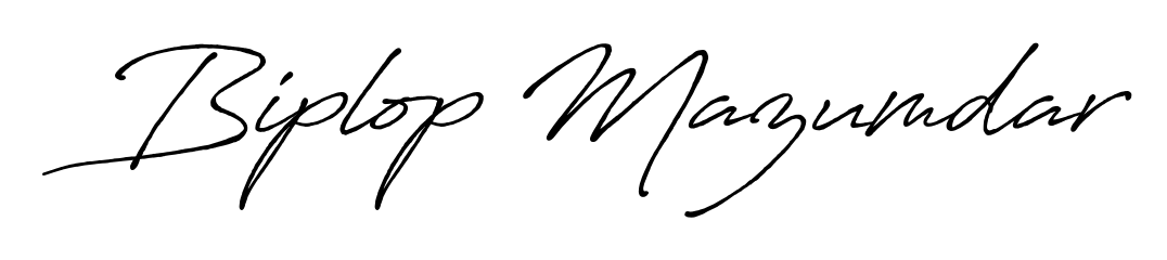 Personalize your online presence with Biplop Mazumdar signature rendered in elegant Antro_Vectra_Bolder font. Great for website footers and blogs. Biplop Mazumdar signature style 7 images and pictures png