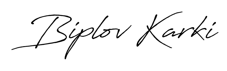 See photos of Biplov Karki official signature. Check more albums & portfolios. Read reviews & check more about Antro_Vectra_Bolder font. Biplov Karki signature style 7 images and pictures png