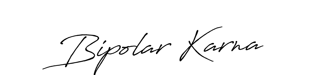 Similarly Antro_Vectra_Bolder is the best handwritten signature design. Signature creator online .You can use it as an online autograph creator for name Bipolar Karna. Bipolar Karna signature style 7 images and pictures png