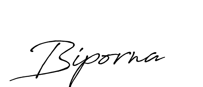 How to make Biporna signature? Antro_Vectra_Bolder is a professional autograph style. Create handwritten signature for Biporna name. Biporna signature style 7 images and pictures png