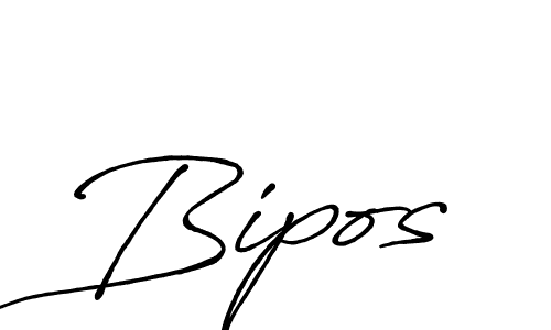 Antro_Vectra_Bolder is a professional signature style that is perfect for those who want to add a touch of class to their signature. It is also a great choice for those who want to make their signature more unique. Get Bipos name to fancy signature for free. Bipos signature style 7 images and pictures png