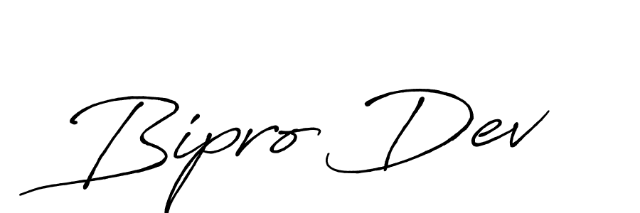 Make a beautiful signature design for name Bipro Dev. With this signature (Antro_Vectra_Bolder) style, you can create a handwritten signature for free. Bipro Dev signature style 7 images and pictures png