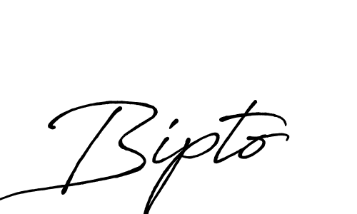 Bipto stylish signature style. Best Handwritten Sign (Antro_Vectra_Bolder) for my name. Handwritten Signature Collection Ideas for my name Bipto. Bipto signature style 7 images and pictures png