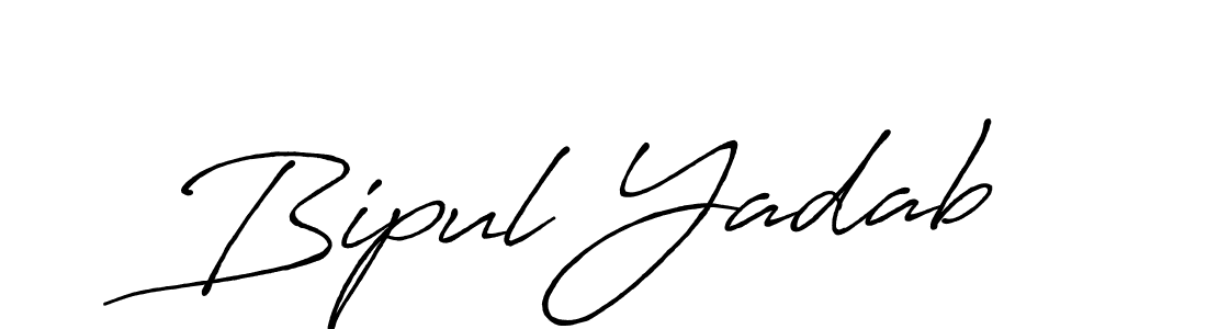 It looks lik you need a new signature style for name Bipul Yadab. Design unique handwritten (Antro_Vectra_Bolder) signature with our free signature maker in just a few clicks. Bipul Yadab signature style 7 images and pictures png