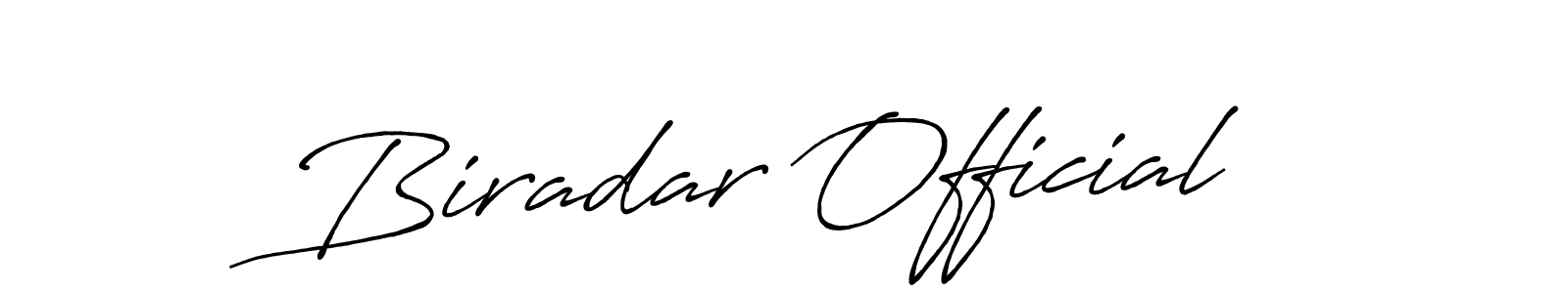 You should practise on your own different ways (Antro_Vectra_Bolder) to write your name (Biradar Official) in signature. don't let someone else do it for you. Biradar Official signature style 7 images and pictures png