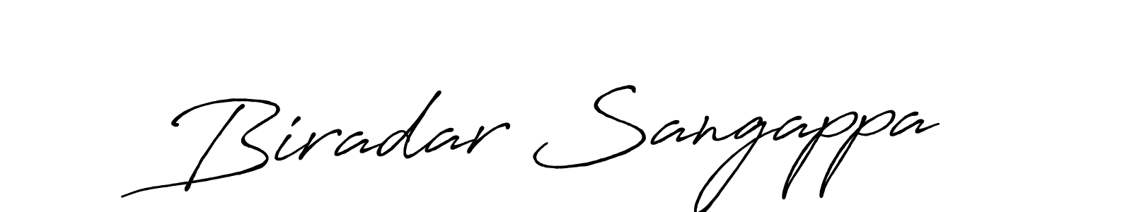 Biradar Sangappa stylish signature style. Best Handwritten Sign (Antro_Vectra_Bolder) for my name. Handwritten Signature Collection Ideas for my name Biradar Sangappa. Biradar Sangappa signature style 7 images and pictures png