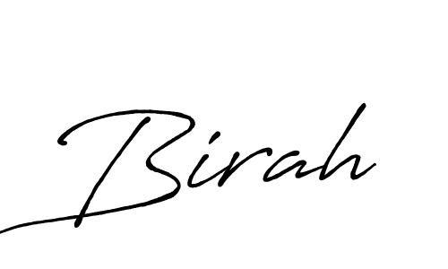 You should practise on your own different ways (Antro_Vectra_Bolder) to write your name (Birah) in signature. don't let someone else do it for you. Birah signature style 7 images and pictures png