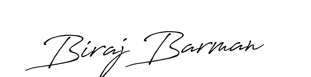 How to make Biraj Barman name signature. Use Antro_Vectra_Bolder style for creating short signs online. This is the latest handwritten sign. Biraj Barman signature style 7 images and pictures png