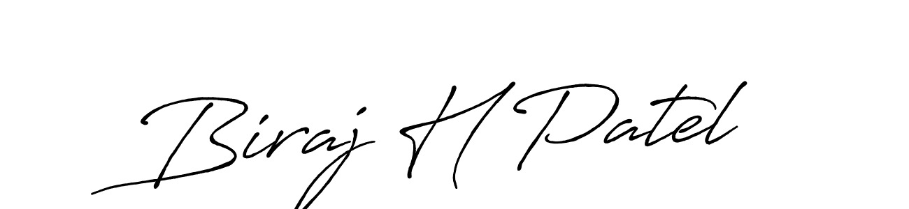 How to Draw Biraj H Patel signature style? Antro_Vectra_Bolder is a latest design signature styles for name Biraj H Patel. Biraj H Patel signature style 7 images and pictures png