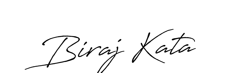 The best way (Antro_Vectra_Bolder) to make a short signature is to pick only two or three words in your name. The name Biraj Kata include a total of six letters. For converting this name. Biraj Kata signature style 7 images and pictures png