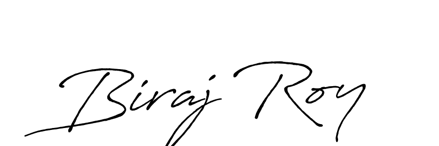 Design your own signature with our free online signature maker. With this signature software, you can create a handwritten (Antro_Vectra_Bolder) signature for name Biraj Roy. Biraj Roy signature style 7 images and pictures png