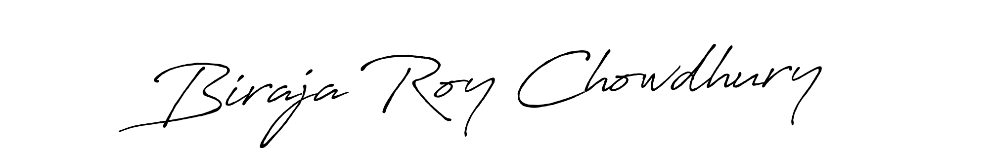 How to make Biraja Roy Chowdhury name signature. Use Antro_Vectra_Bolder style for creating short signs online. This is the latest handwritten sign. Biraja Roy Chowdhury signature style 7 images and pictures png