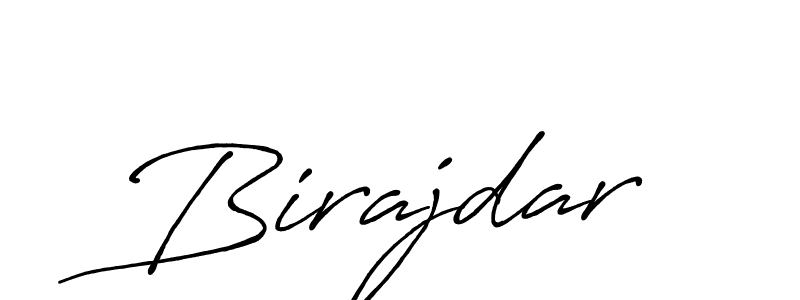 Make a beautiful signature design for name Birajdar. With this signature (Antro_Vectra_Bolder) style, you can create a handwritten signature for free. Birajdar signature style 7 images and pictures png