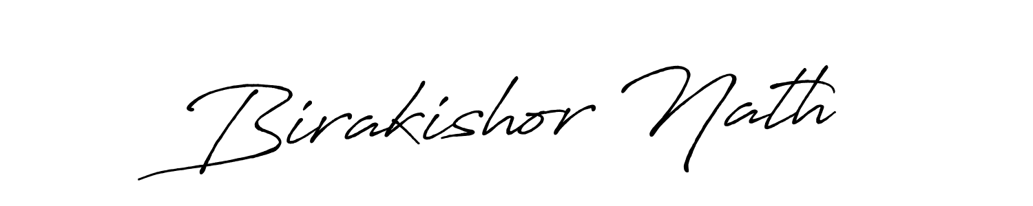 Use a signature maker to create a handwritten signature online. With this signature software, you can design (Antro_Vectra_Bolder) your own signature for name Birakishor Nath. Birakishor Nath signature style 7 images and pictures png