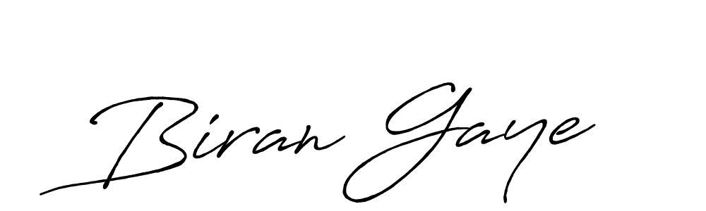 Design your own signature with our free online signature maker. With this signature software, you can create a handwritten (Antro_Vectra_Bolder) signature for name Biran Gaye. Biran Gaye signature style 7 images and pictures png