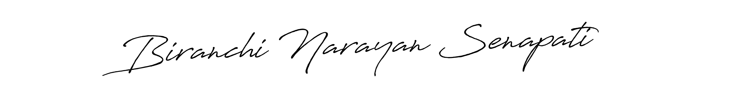 Make a beautiful signature design for name Biranchi Narayan Senapati. With this signature (Antro_Vectra_Bolder) style, you can create a handwritten signature for free. Biranchi Narayan Senapati signature style 7 images and pictures png