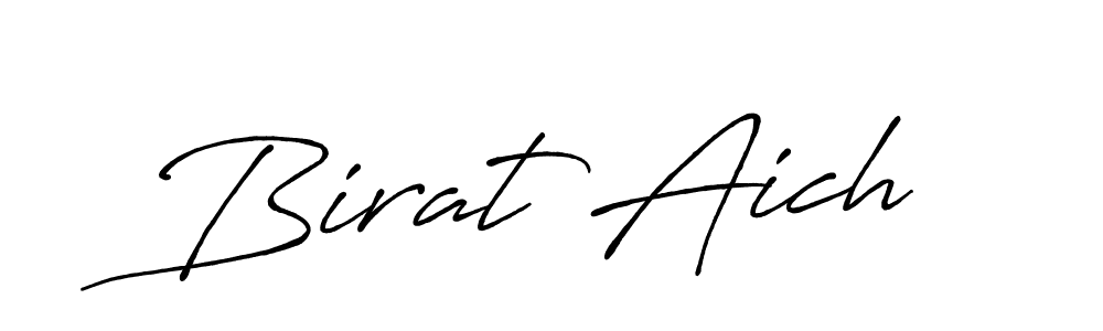 Once you've used our free online signature maker to create your best signature Antro_Vectra_Bolder style, it's time to enjoy all of the benefits that Birat Aich name signing documents. Birat Aich signature style 7 images and pictures png