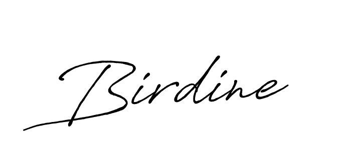 Also we have Birdine name is the best signature style. Create professional handwritten signature collection using Antro_Vectra_Bolder autograph style. Birdine signature style 7 images and pictures png