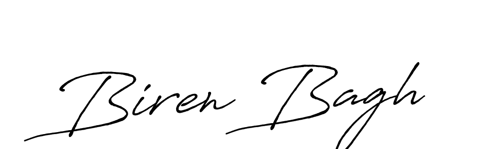 Also we have Biren Bagh name is the best signature style. Create professional handwritten signature collection using Antro_Vectra_Bolder autograph style. Biren Bagh signature style 7 images and pictures png