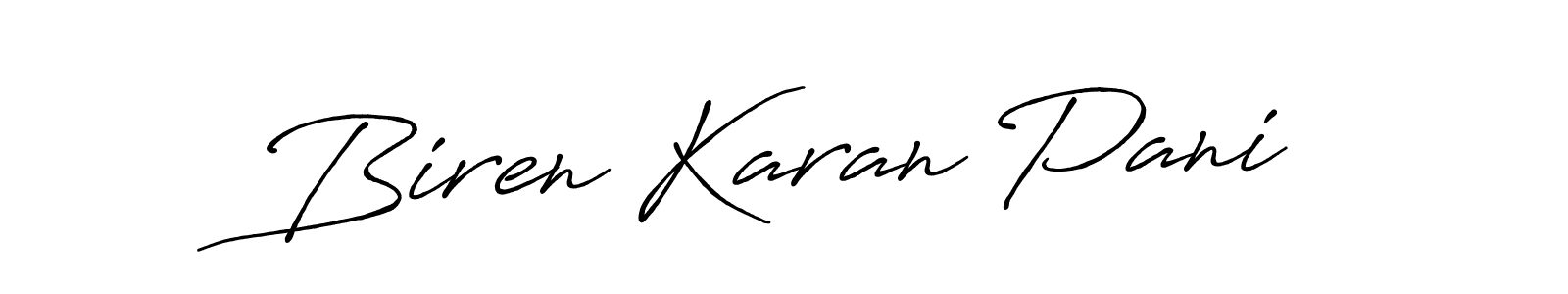 Similarly Antro_Vectra_Bolder is the best handwritten signature design. Signature creator online .You can use it as an online autograph creator for name Biren Karan Pani. Biren Karan Pani signature style 7 images and pictures png
