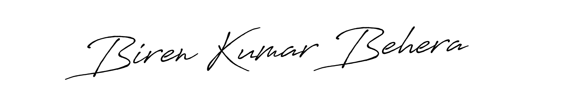 Design your own signature with our free online signature maker. With this signature software, you can create a handwritten (Antro_Vectra_Bolder) signature for name Biren Kumar Behera. Biren Kumar Behera signature style 7 images and pictures png