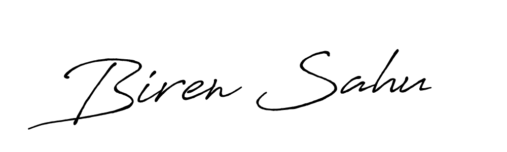You can use this online signature creator to create a handwritten signature for the name Biren Sahu. This is the best online autograph maker. Biren Sahu signature style 7 images and pictures png