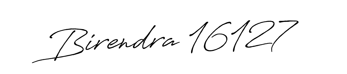 Also we have Birendra 16127 name is the best signature style. Create professional handwritten signature collection using Antro_Vectra_Bolder autograph style. Birendra 16127 signature style 7 images and pictures png