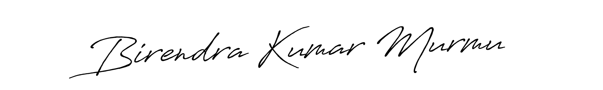 Create a beautiful signature design for name Birendra Kumar Murmu. With this signature (Antro_Vectra_Bolder) fonts, you can make a handwritten signature for free. Birendra Kumar Murmu signature style 7 images and pictures png