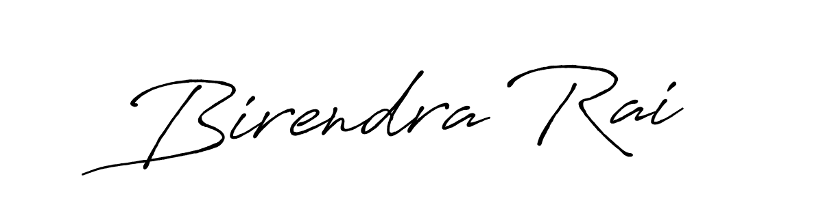 Design your own signature with our free online signature maker. With this signature software, you can create a handwritten (Antro_Vectra_Bolder) signature for name Birendra Rai. Birendra Rai signature style 7 images and pictures png