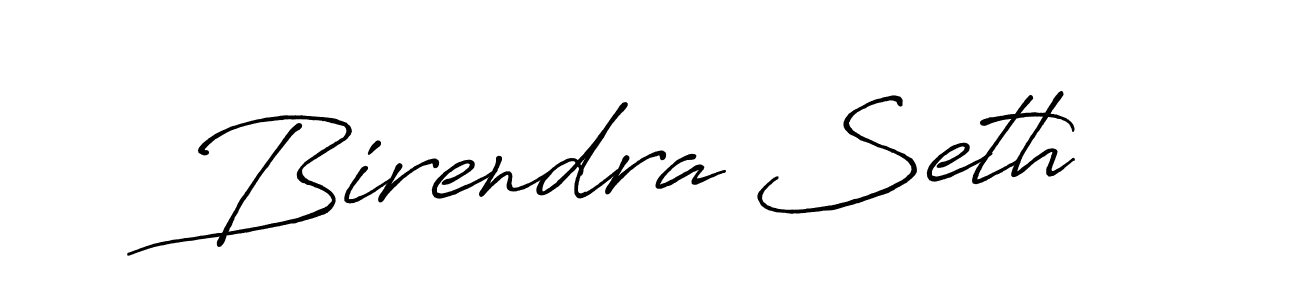 Birendra Seth stylish signature style. Best Handwritten Sign (Antro_Vectra_Bolder) for my name. Handwritten Signature Collection Ideas for my name Birendra Seth. Birendra Seth signature style 7 images and pictures png