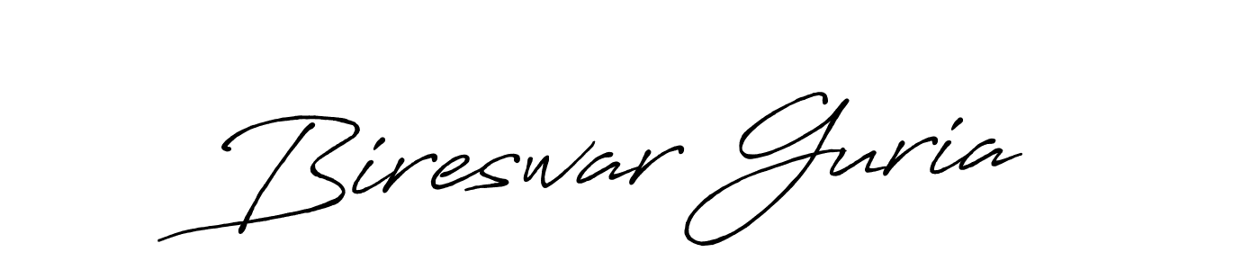 Also we have Bireswar Guria name is the best signature style. Create professional handwritten signature collection using Antro_Vectra_Bolder autograph style. Bireswar Guria signature style 7 images and pictures png