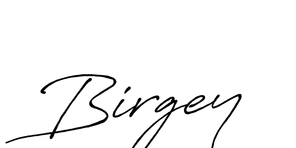 Design your own signature with our free online signature maker. With this signature software, you can create a handwritten (Antro_Vectra_Bolder) signature for name Birgey. Birgey signature style 7 images and pictures png