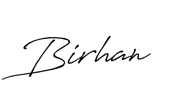 The best way (Antro_Vectra_Bolder) to make a short signature is to pick only two or three words in your name. The name Birhan include a total of six letters. For converting this name. Birhan signature style 7 images and pictures png