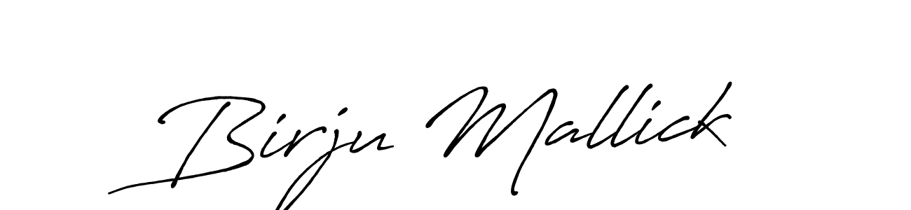 Birju Mallick stylish signature style. Best Handwritten Sign (Antro_Vectra_Bolder) for my name. Handwritten Signature Collection Ideas for my name Birju Mallick. Birju Mallick signature style 7 images and pictures png