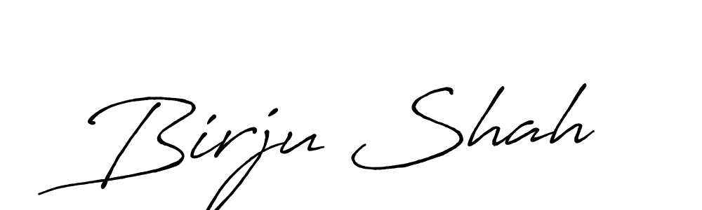 Design your own signature with our free online signature maker. With this signature software, you can create a handwritten (Antro_Vectra_Bolder) signature for name Birju Shah. Birju Shah signature style 7 images and pictures png