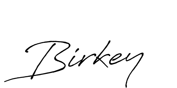 How to make Birkey name signature. Use Antro_Vectra_Bolder style for creating short signs online. This is the latest handwritten sign. Birkey signature style 7 images and pictures png