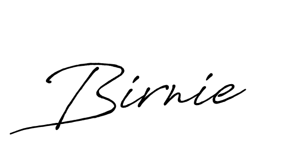 Design your own signature with our free online signature maker. With this signature software, you can create a handwritten (Antro_Vectra_Bolder) signature for name Birnie. Birnie signature style 7 images and pictures png