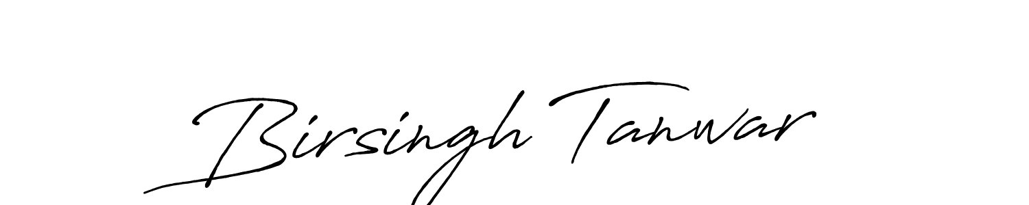 Also You can easily find your signature by using the search form. We will create Birsingh Tanwar name handwritten signature images for you free of cost using Antro_Vectra_Bolder sign style. Birsingh Tanwar signature style 7 images and pictures png