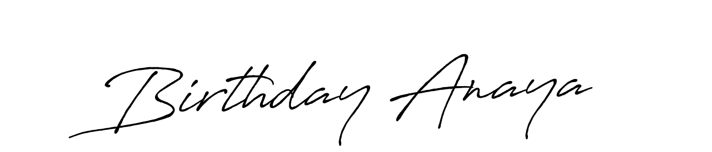 Similarly Antro_Vectra_Bolder is the best handwritten signature design. Signature creator online .You can use it as an online autograph creator for name Birthday Anaya. Birthday Anaya signature style 7 images and pictures png