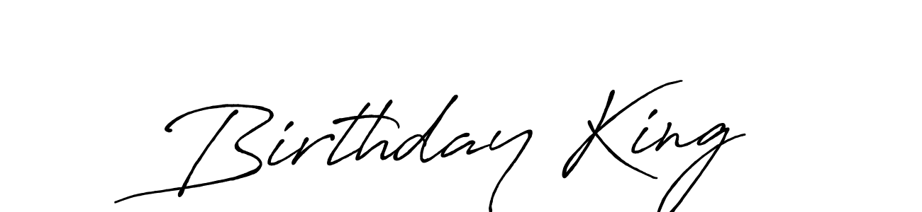 Antro_Vectra_Bolder is a professional signature style that is perfect for those who want to add a touch of class to their signature. It is also a great choice for those who want to make their signature more unique. Get Birthday King name to fancy signature for free. Birthday King signature style 7 images and pictures png