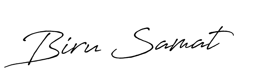 How to Draw Biru Samat signature style? Antro_Vectra_Bolder is a latest design signature styles for name Biru Samat. Biru Samat signature style 7 images and pictures png