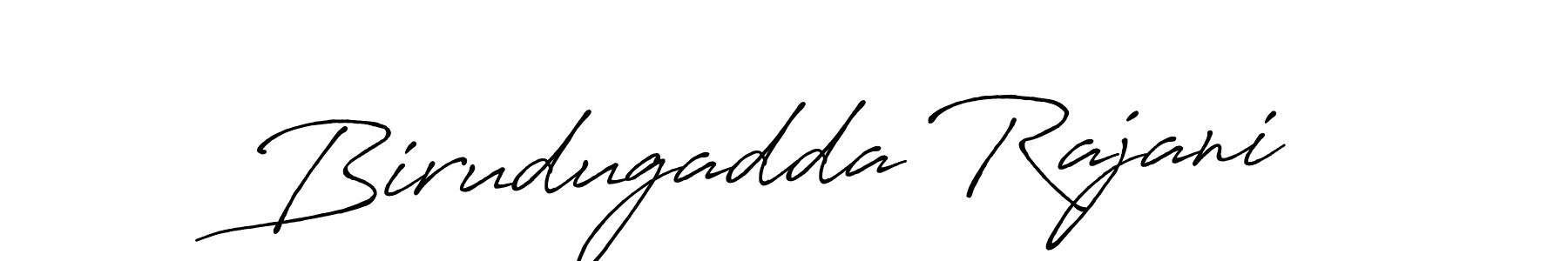 Birudugadda Rajani stylish signature style. Best Handwritten Sign (Antro_Vectra_Bolder) for my name. Handwritten Signature Collection Ideas for my name Birudugadda Rajani. Birudugadda Rajani signature style 7 images and pictures png