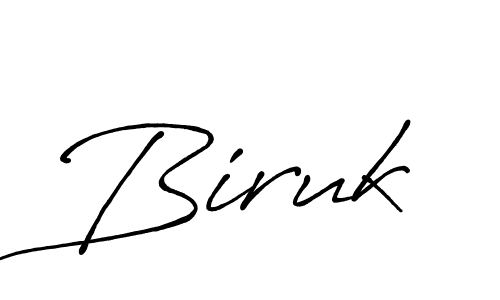 The best way (Antro_Vectra_Bolder) to make a short signature is to pick only two or three words in your name. The name Biruk include a total of six letters. For converting this name. Biruk signature style 7 images and pictures png